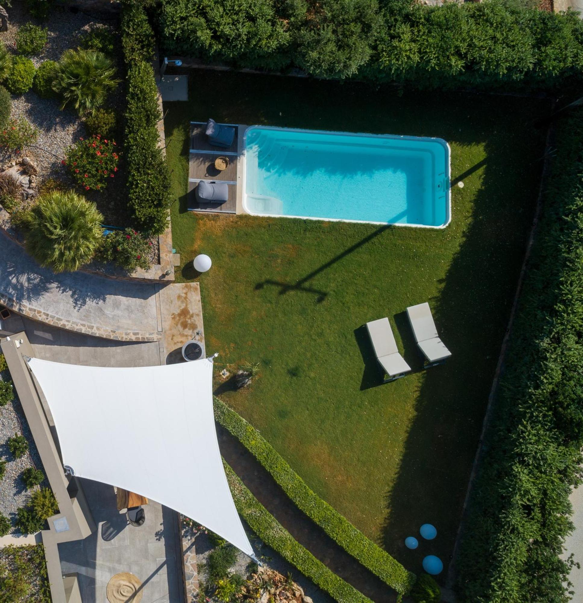 Lithari Luxury Villa With Private Pool, Your Perfect Retreat, Crete Ajos Nikolaos Zewnętrze zdjęcie