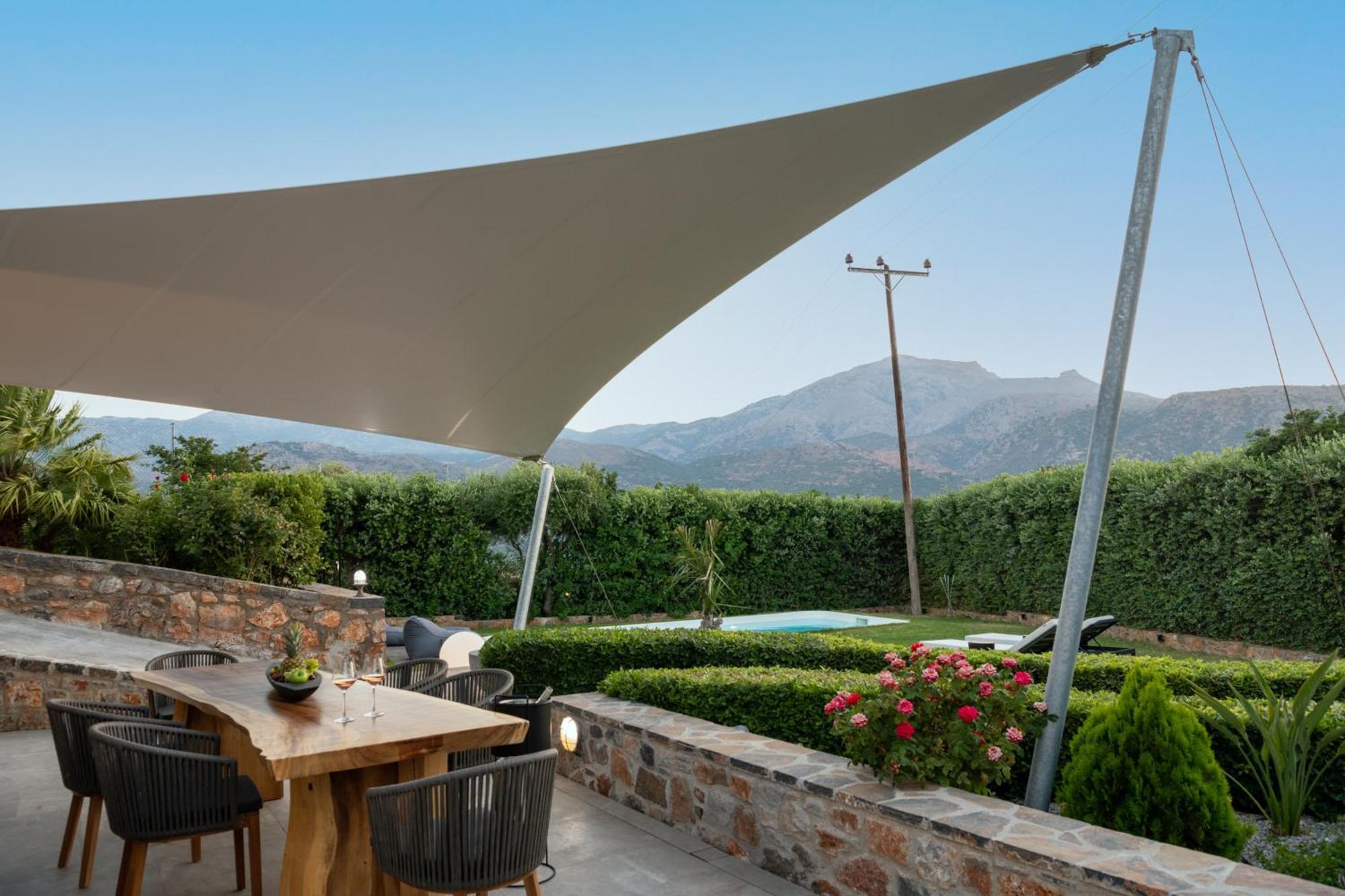 Lithari Luxury Villa With Private Pool, Your Perfect Retreat, Crete Ajos Nikolaos Zewnętrze zdjęcie