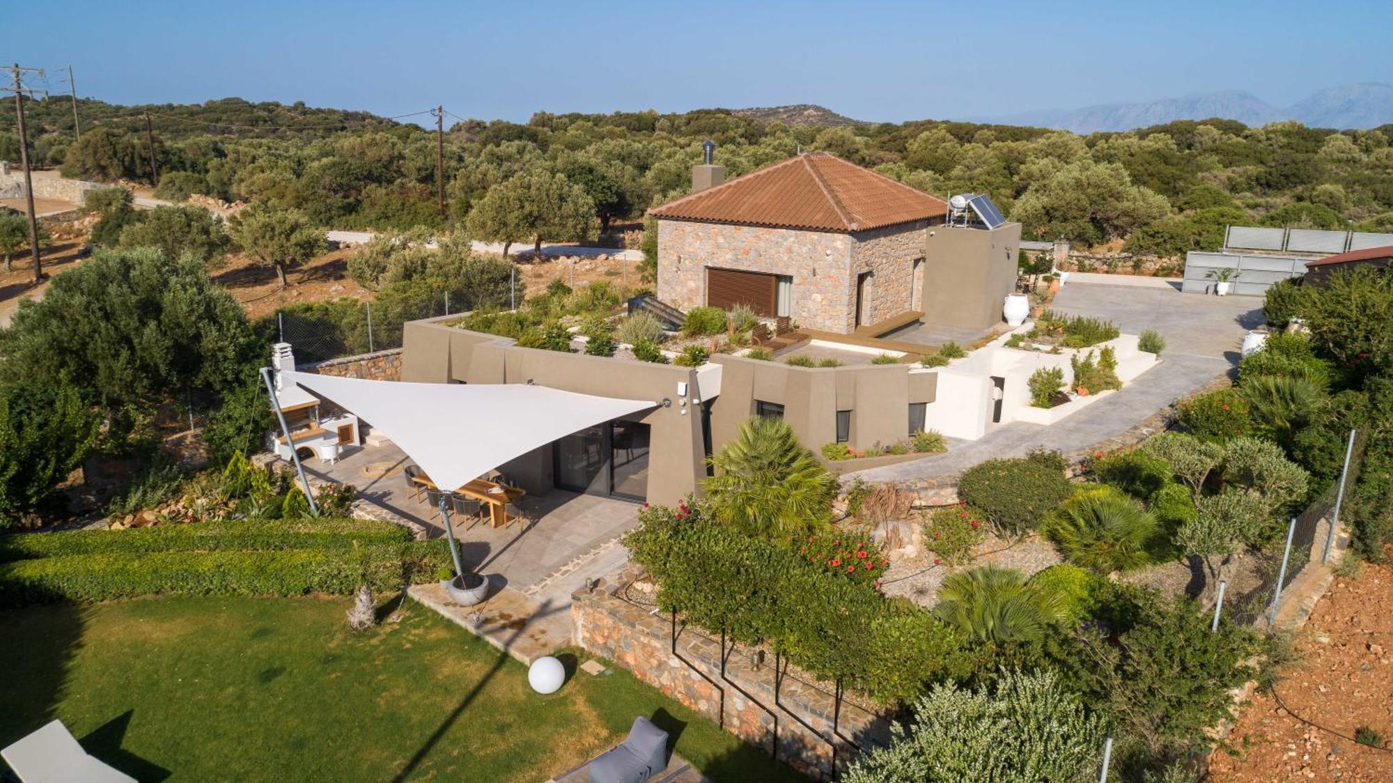 Lithari Luxury Villa With Private Pool, Your Perfect Retreat, Crete Ajos Nikolaos Zewnętrze zdjęcie